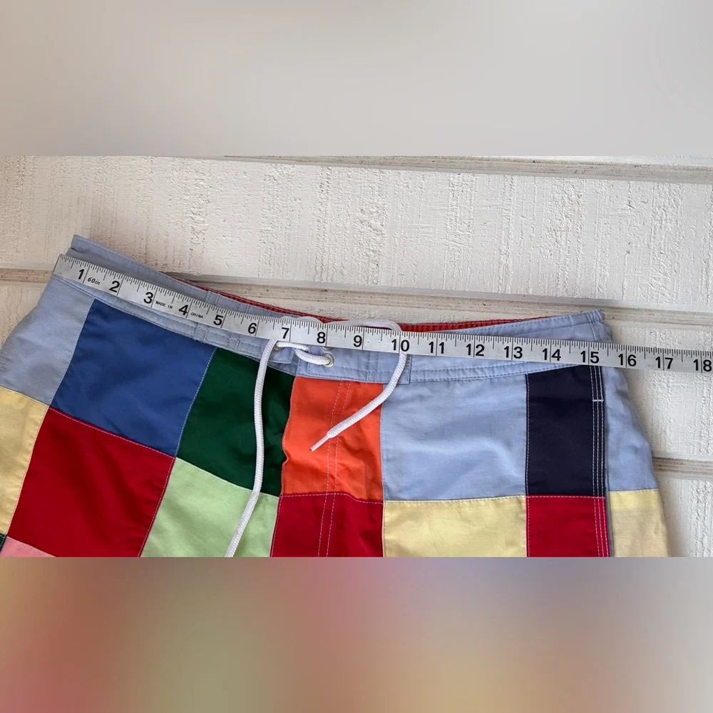 Cremeieux‎ Men’s Colorblock Patchwork Board Shorts Size Medium
